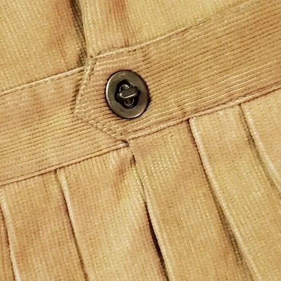 Company Ellen Tracy Womens Sz 6 Shirt Gold Pinwale Corduroy - Picture 6 of 12